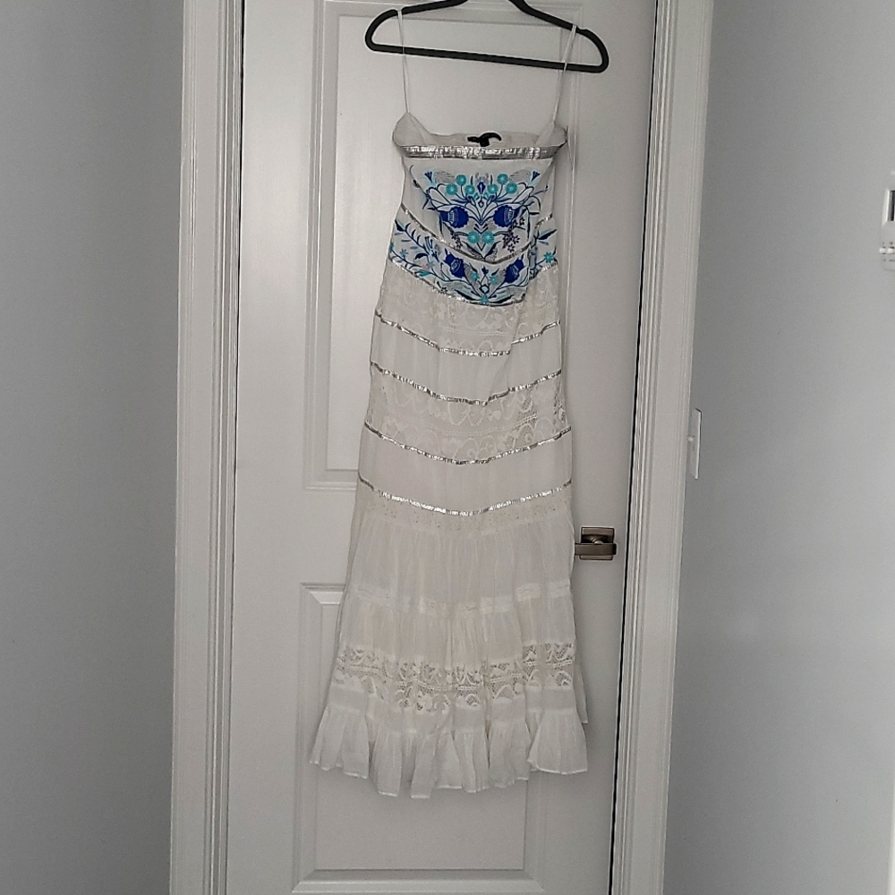 Boston proper Strapless dress size small